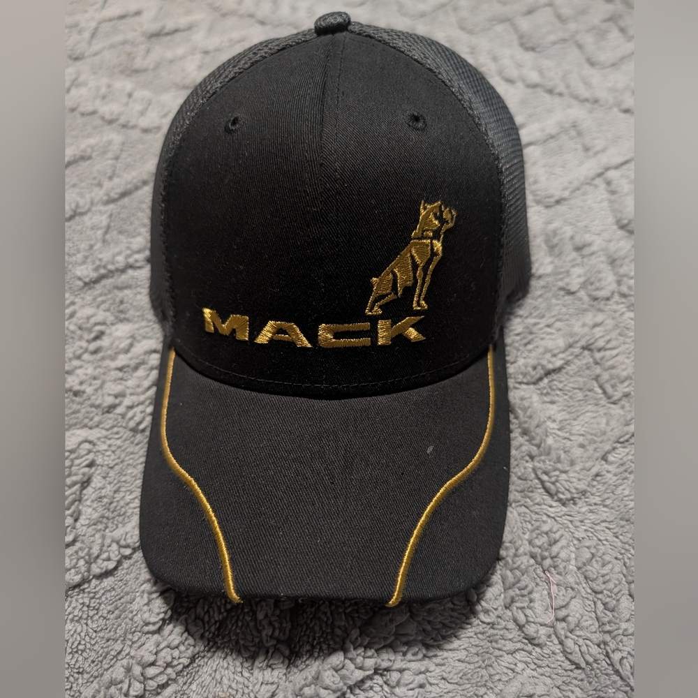 Mack Black and Gold Men's Cap